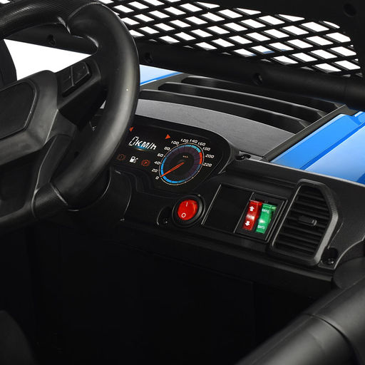 Электромобиль "Круиз" на аккумуляторе, с р/у управлением, в коробке (синий)