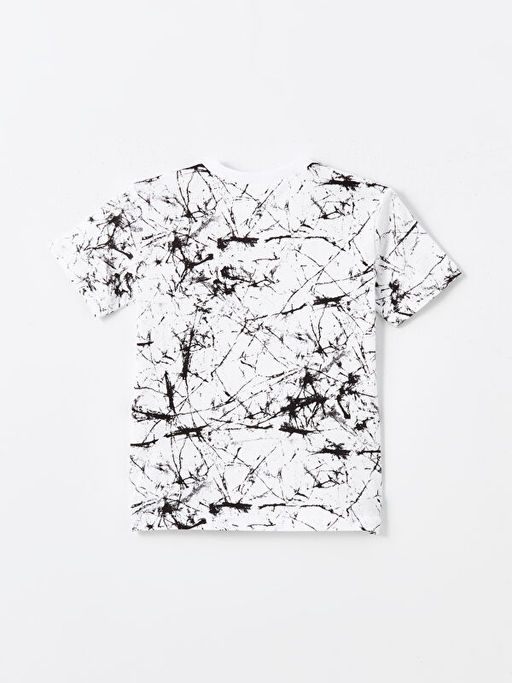 Bisiklet Yaka Desenli Erkek Bebek Ti??rt - Waikiki фото 2