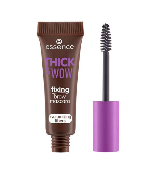 essence Тушь для бровей Brow fixing mascara Thick & Wow!, 03 Brunette Brown 6 мл фото 3