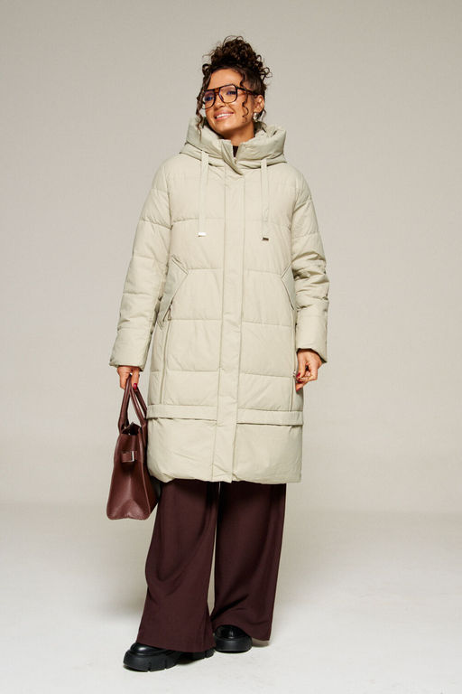 Пальто Beautiful Free 8022 фисташковый