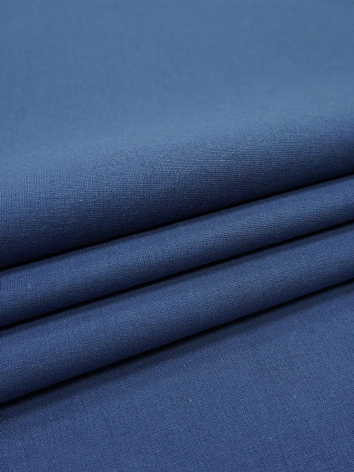 Вареный (стираный) хлопок цв.Св.джинсово-синий, ш.2.5м, хлопок-100%, 110гр/м.кв - Купава фото 3