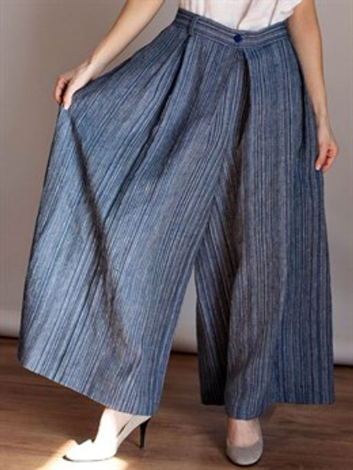 юбка-брюки  лен 50%, хлопок 50% - Волтри фото 6