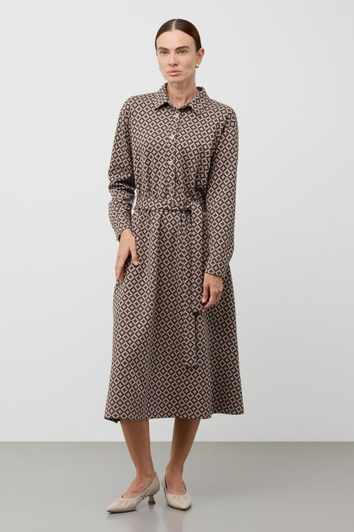 ЕВТ 5096/древесный,звездное оригами платье жен