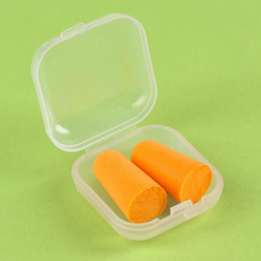 Минигифтбокс Матёрый офисник: жевательная карамель со вкусом вишни, 50 г., молочный шоколад, 27 г., беруши - Фабрика счастья фото 5