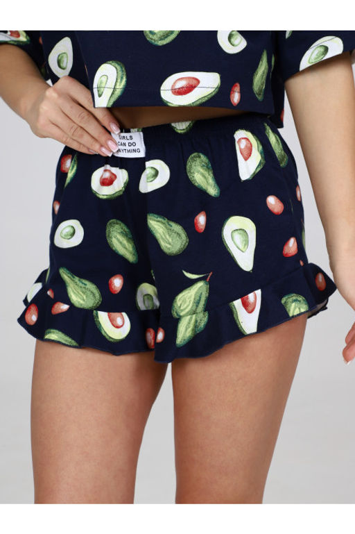 Пижама женская П-124.06 Авокадо синий - Хороший трикотаж фото 4