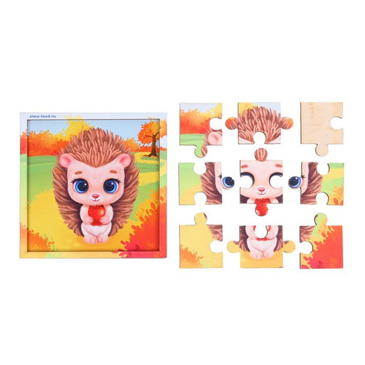 Пазл Ёжик - Лесная мастерская фото 4