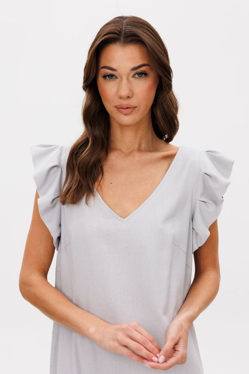 Платье Fantazia Mod 5184 серое фото 6