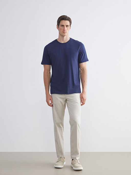 Bisiklet Yaka Penye Erkek Ti??rt