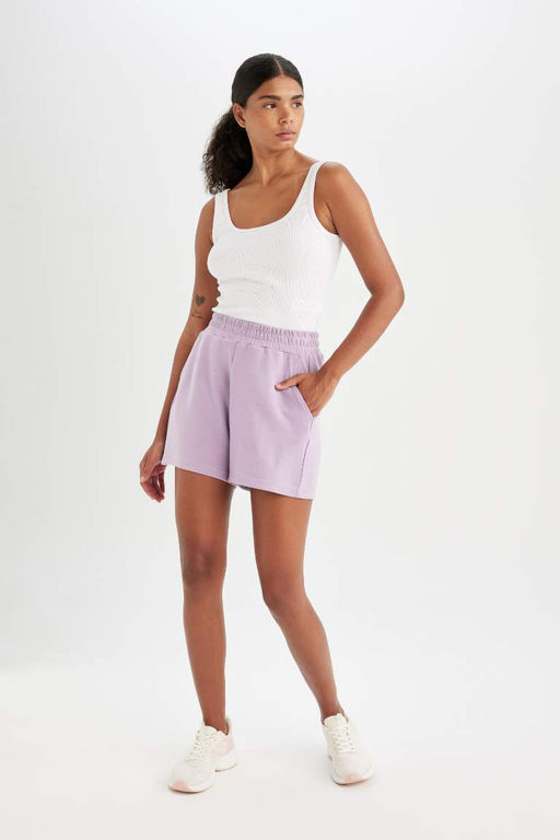 DeFactoFit Стандартный крой - шорты из модала для спортсменов с короткими штанинами  фото 4