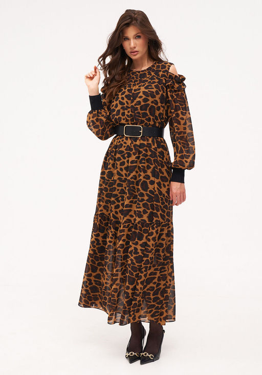 Платье KaVari 1067.1 леопард  фото 4
