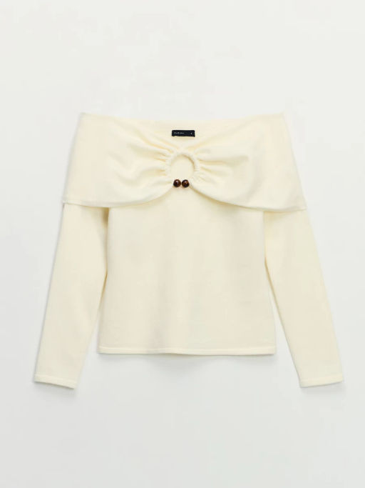 Джемпер со спущенными плечами / Zarina