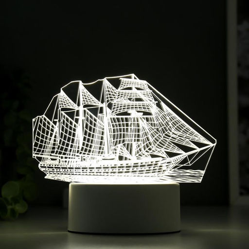 Светильник Фрегат LED белый от сети 9.5?15?16 см RISALUX  фото 3