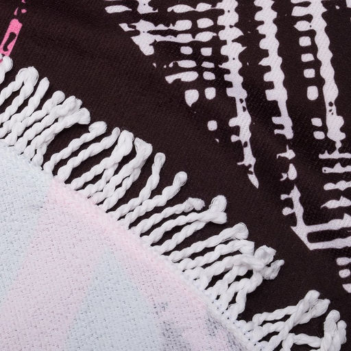 Полотенце пляжное круглое Этель Фламинго, диаметр 150 см, 100 % п/э  фото 4