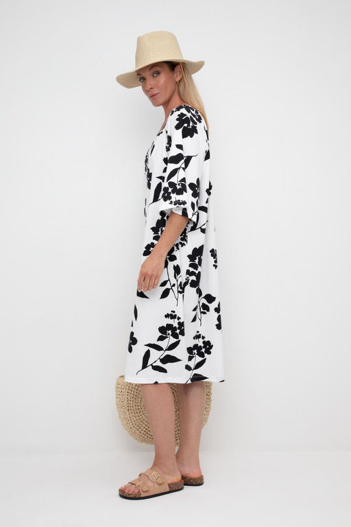 Платье Very Neat ЕВТ 5063 из хлопка белый  фото 4