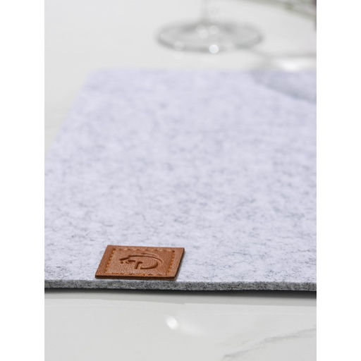 Салфетка сервировочная на стол Доляна Грэй, 4432 см, толщина 4 мм, цвет серый  фото 4