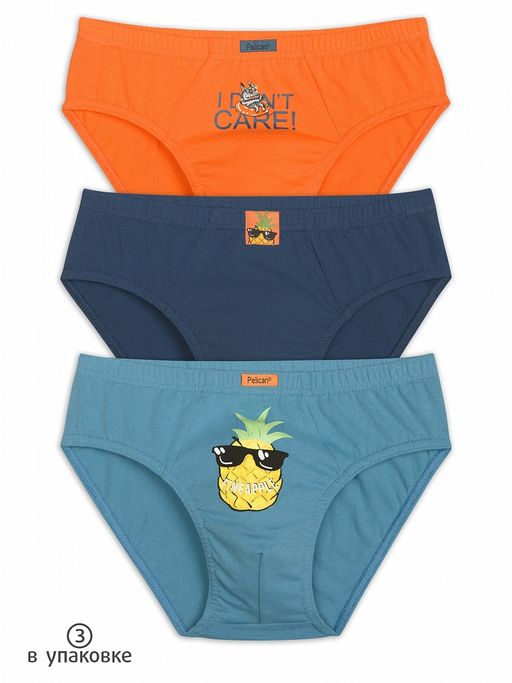 BULB4287(3шт. в упаковке) трусы для мальчиков