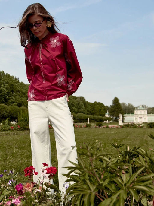 Блузка P612-1110 bordo - Primm фото 6