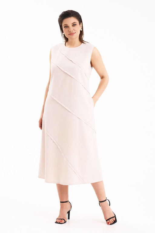 Платье KaVari 1111.1 пудровый  фото 3