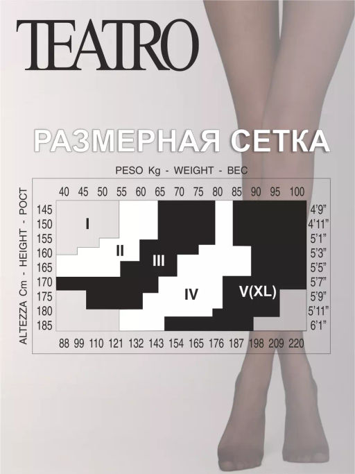 Колготки TEATRO MULTIFIBRA 100 COLOR латте  фото 7