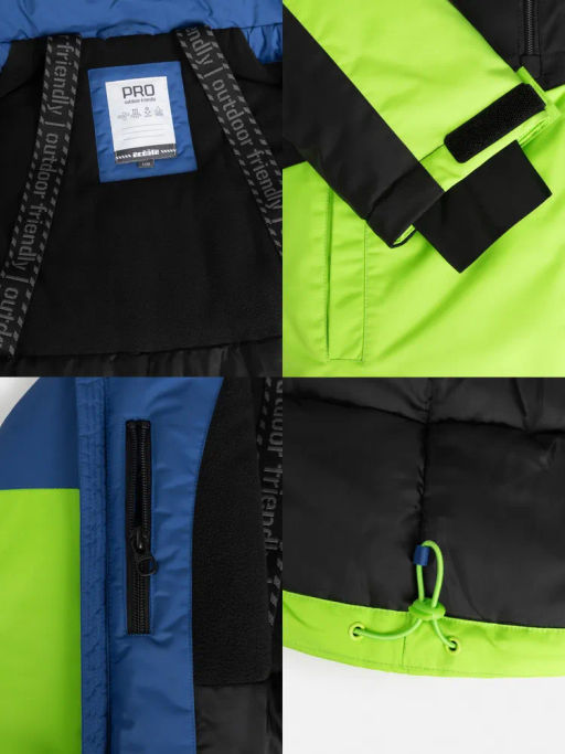 ACOOLA / Куртка детская для мальчиков Bustah сине-зеленый  фото 8