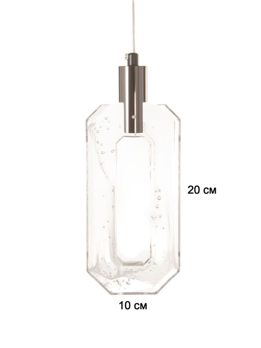 Светильник BayerLux «Орнео», LED, 5 Вт, 4000К, чёрный хром, 9×3×24-174 см