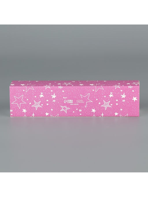 Цена за 5 шт. Коробка для конфет, кондитерская упаковка, 5 ячеек, «Present», 5 х 21 х 3.3 см