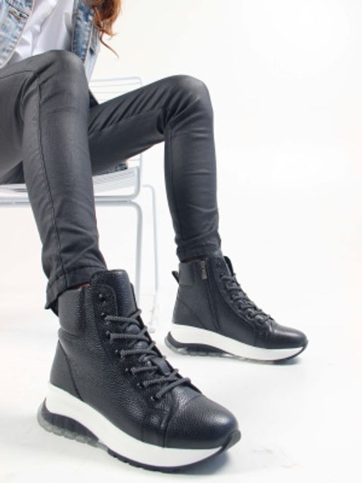 Ботинки 311.AVATARbl. Черный макс / Байка