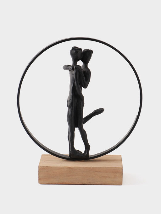 Сувенир Парочка, 24?9?26.5 см, полимерная смола, манговое дерево