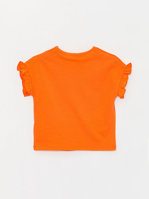 Bisiklet Yaka Basic K?z Bebek Ti??rt - Waikiki фото 3