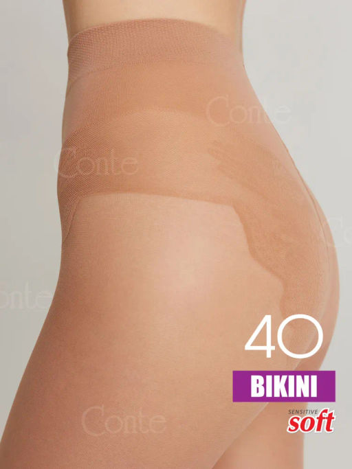 Колготки Conte Bikini 40 (80/10) - natural - Conte elegant фото 4