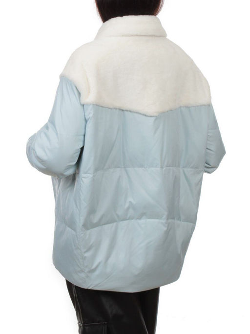H24-223 WHITE BLUE Куртка демисезонная женская (100 гр. холлофайбер) - Fashion фото 8