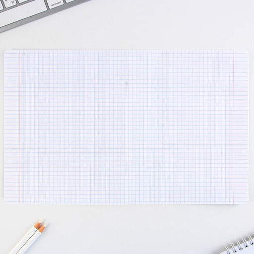 Цена за 10 шт. Тетрадь в клетку, 18 листов, А5, на скрепке, блок №1 «Весёлые зверята» МИКС