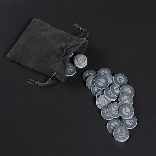 Руны для гадания «Скандинавские», 25 шт., кожа