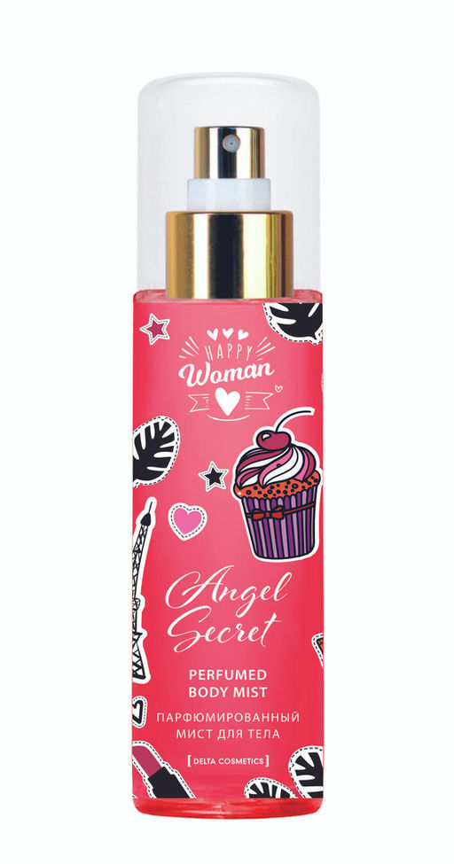 Дельта Парфюм Мист д/тела парфюмир.Happy Woman "Angel Secret" (150мл).24