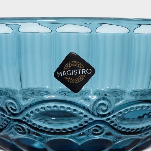 Креманка Magistro «Ла-Манш», 350 мл, 12×10.5 см, стекло, синяя