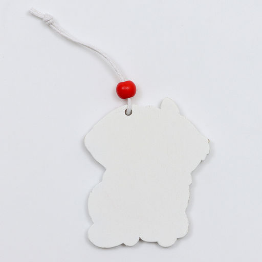 Елочные игрушки в деревянной подарочной упаковке 12 шт., 13×13×2 см