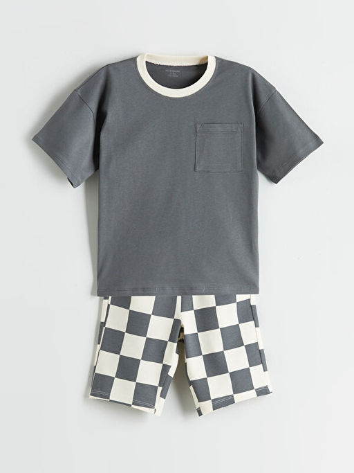 Cepli Erkek ?ocuk Ti??rt ve ?ort 2li