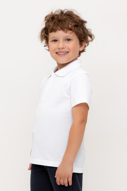 КР 302630/белый к566 джемпер-поло для мал - Crockid фото 4