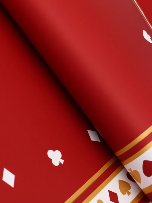 Цена за 20 шт. Пленка для цветов, «Удача», винный, 57×57 см