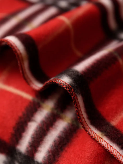 Флисовый плед 130x160 см с принтом PF130, двусторонний: Для дома, дивана, пикника, машины, путешествий - Bio-Line