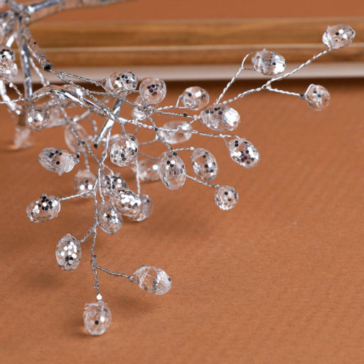 Цветок декоративный стеклярус 50 см на подставке / SA20227-A2 /уп 50/200/ - Галеонтрейд фото 5