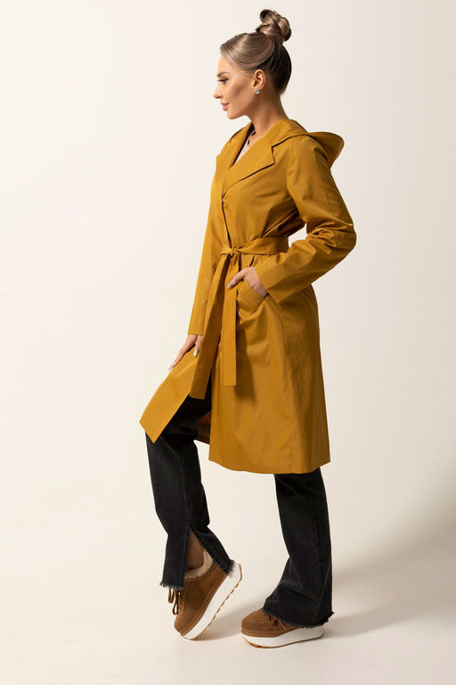 Плащ Golden Valley 7146 темно-желтый  фото 3