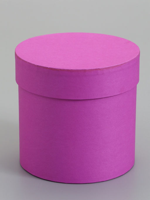 Набор шляпных коробок  4 в 1 "Фуксия" 18 × 18 ‒14 × 14 см