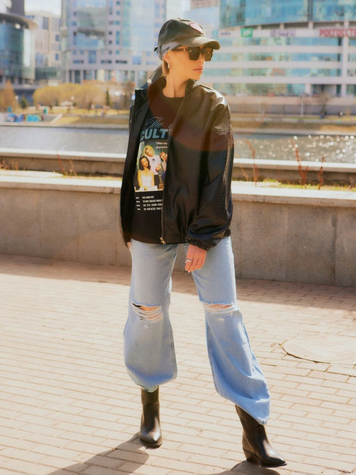 Футболка женская MIST Culture, размер 48, чёрная