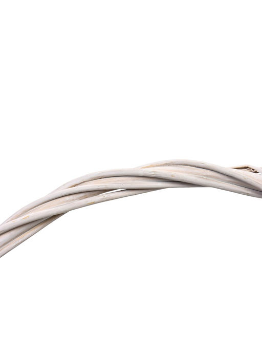 Корзина плетёная для хранения, лоза, белая, набор 3 шт.