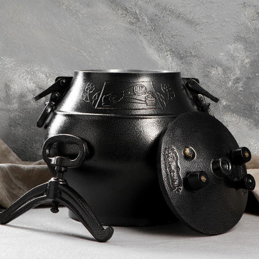 Казан (скороварка) 15,0 л Афганский, черный с боковыми ручками (Н110)