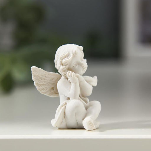 Цена за 2 шт. Фигурка полистоун «Ангелок отдыхающий», 3.8×2.6×3 см, МИКС