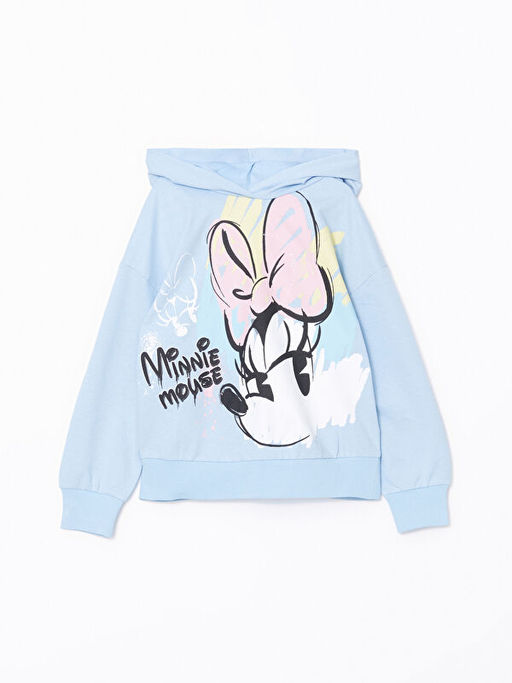 Kap??onlu Minnie Mouse Bask?l? K?z ?ocuk Pijama Tak?m - Waikiki фото 2
