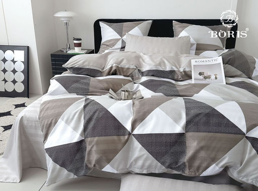 КПБ Boris Двусторонний Страйп-сатин BORDSS031 Евро