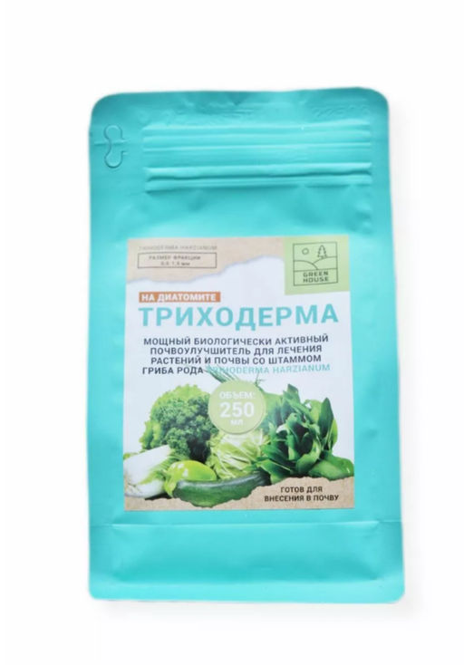 Удобрение Green House ТРИХОДЕРМА + МИКОРИЗА НА ДИАТОМИТЕ 0,25л